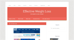 Desktop Screenshot of best-weight-loss-guide.com